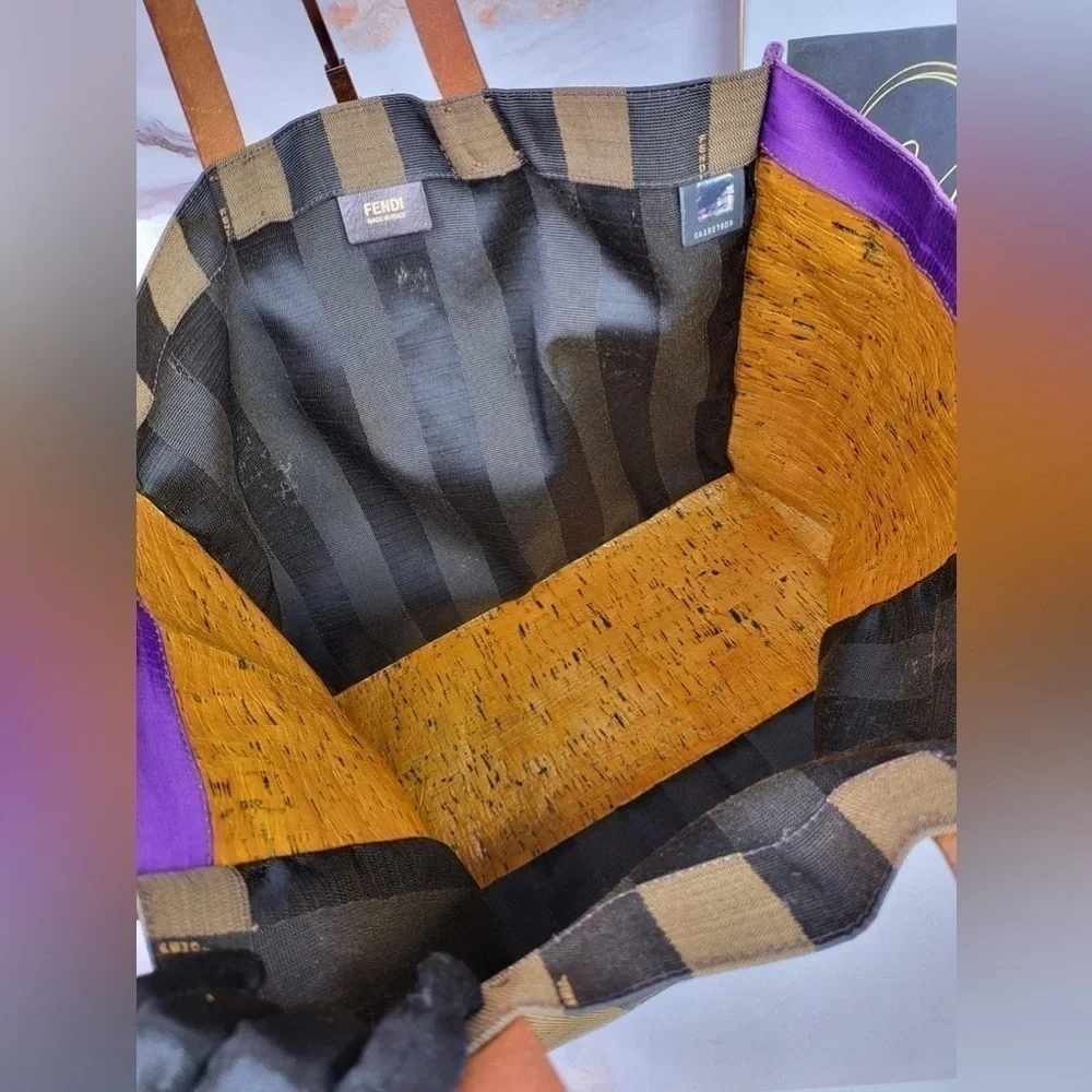 Fendi PEQUIN SHOPPING TOTE BAG - Picture 14 of 17